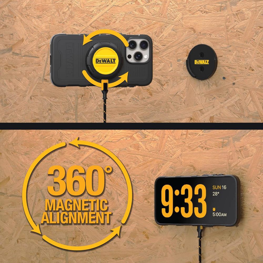 DEWALT 15W 9V Wall-Mountable Magnetic Wireless Charger, large image number 9