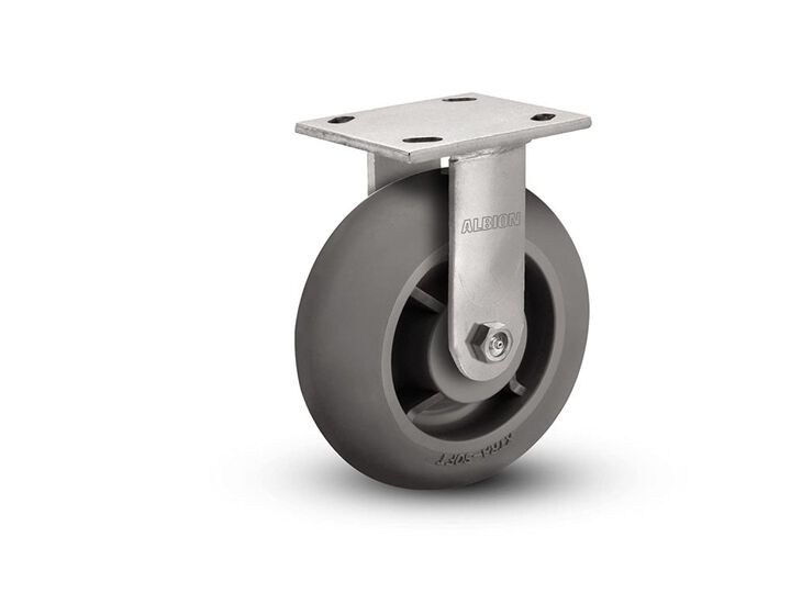 Cassidy Tricker 8 In. 16 Series Medium Heavy Duty Rigid Plate Caster