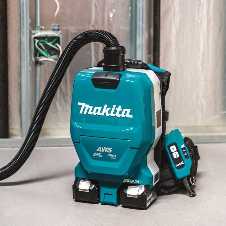 Makita 18V X2 (36V) LXT 1/2 Gallon HEPA Backpack Dry Dust Extractor Kit, large image number 16