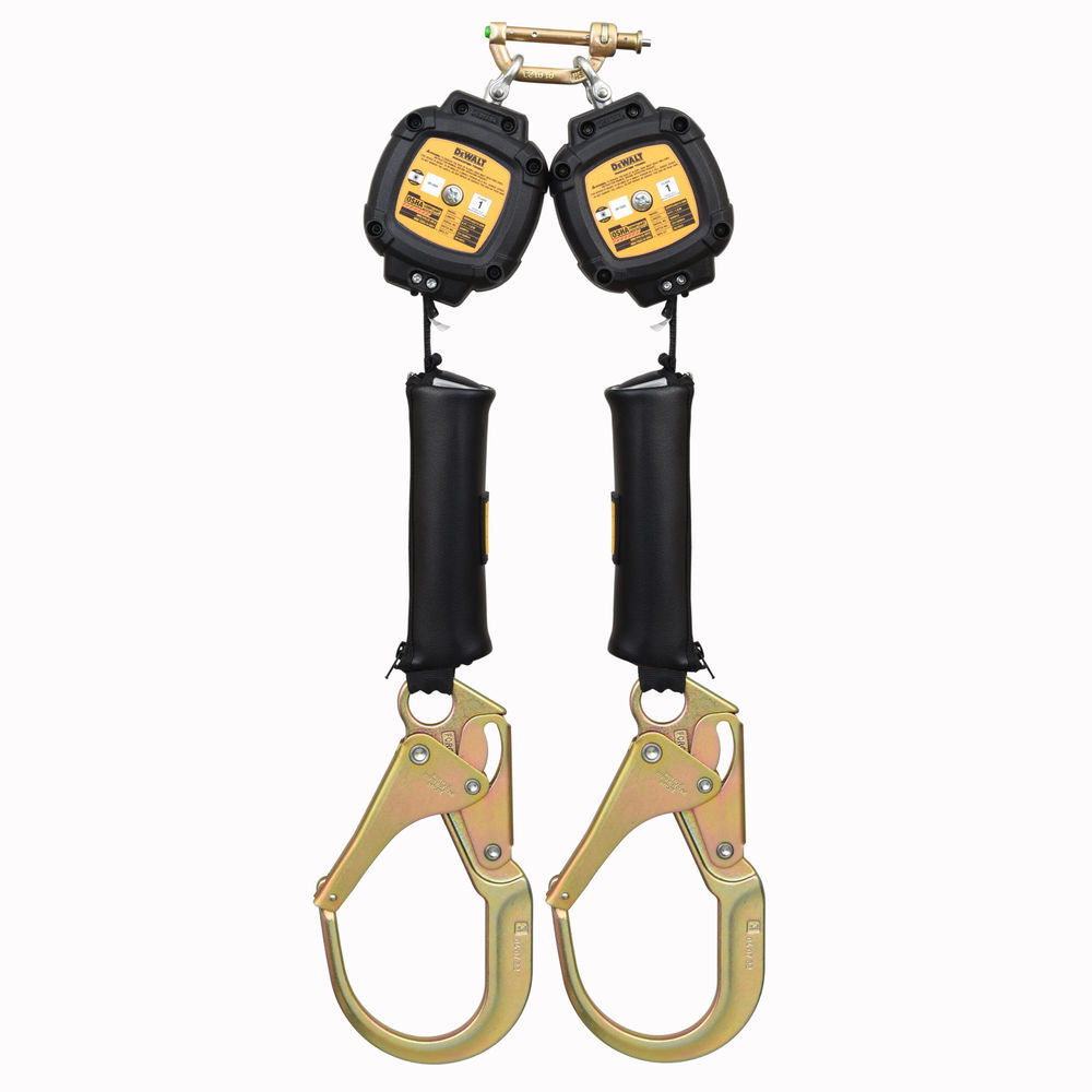 DEWALT Personal Self Retracting Lifeline Twin Steel Rebar Hook, large image number 1