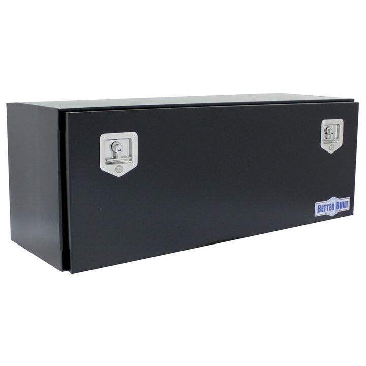 Better Built 60in Under Bed Truck Box Single Door Double Latch Black, large image number 0