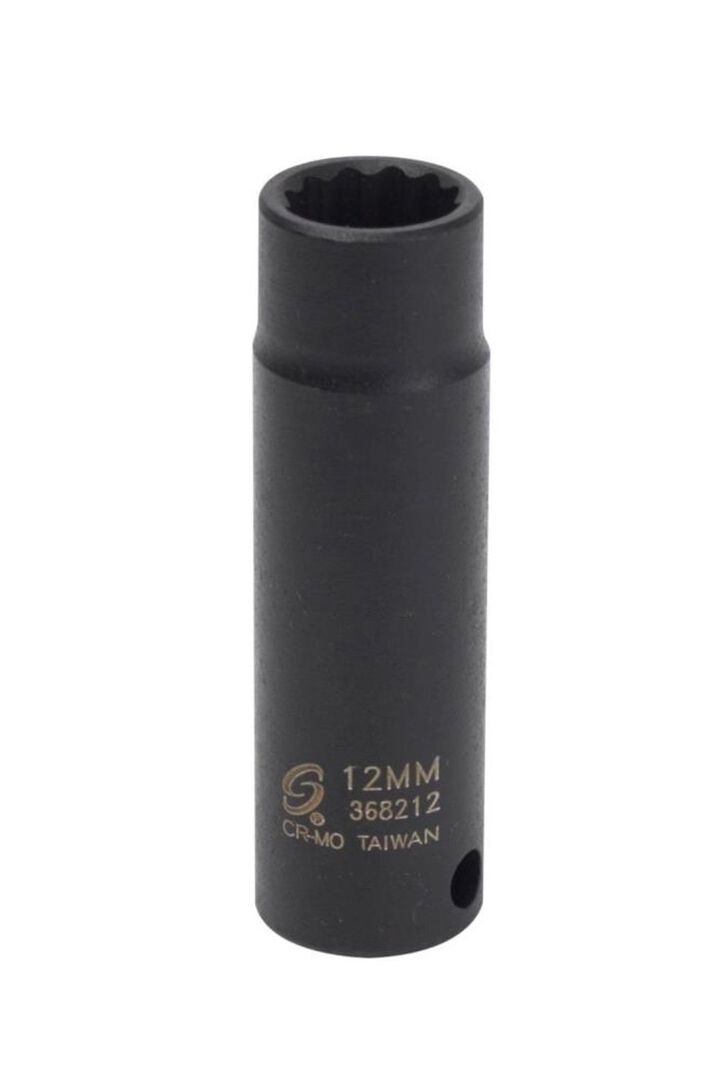 Sunex 3/8 Inch Drive 12mm 12-Point Deep Impact Socket