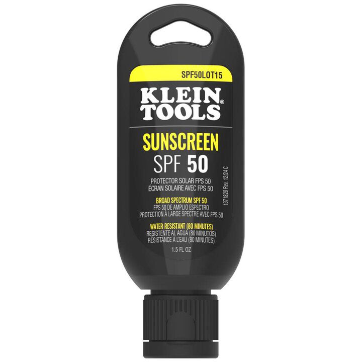 Klein Tools Sunscreen Lotion, Broad Spectrum SPF 50, 12 Pack