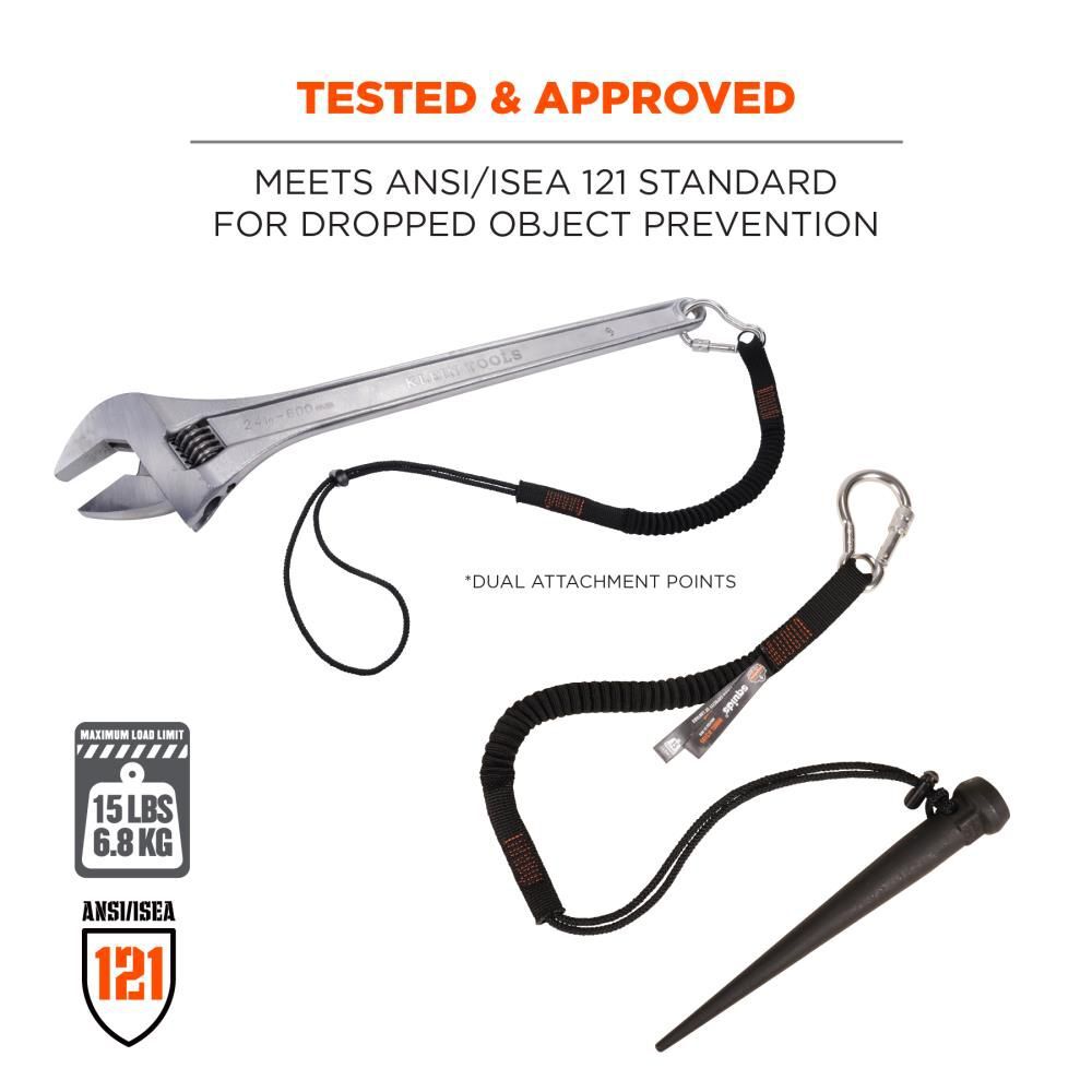 Ergodyne Standard Economy Single Carabiner Lanyard, large image number 3