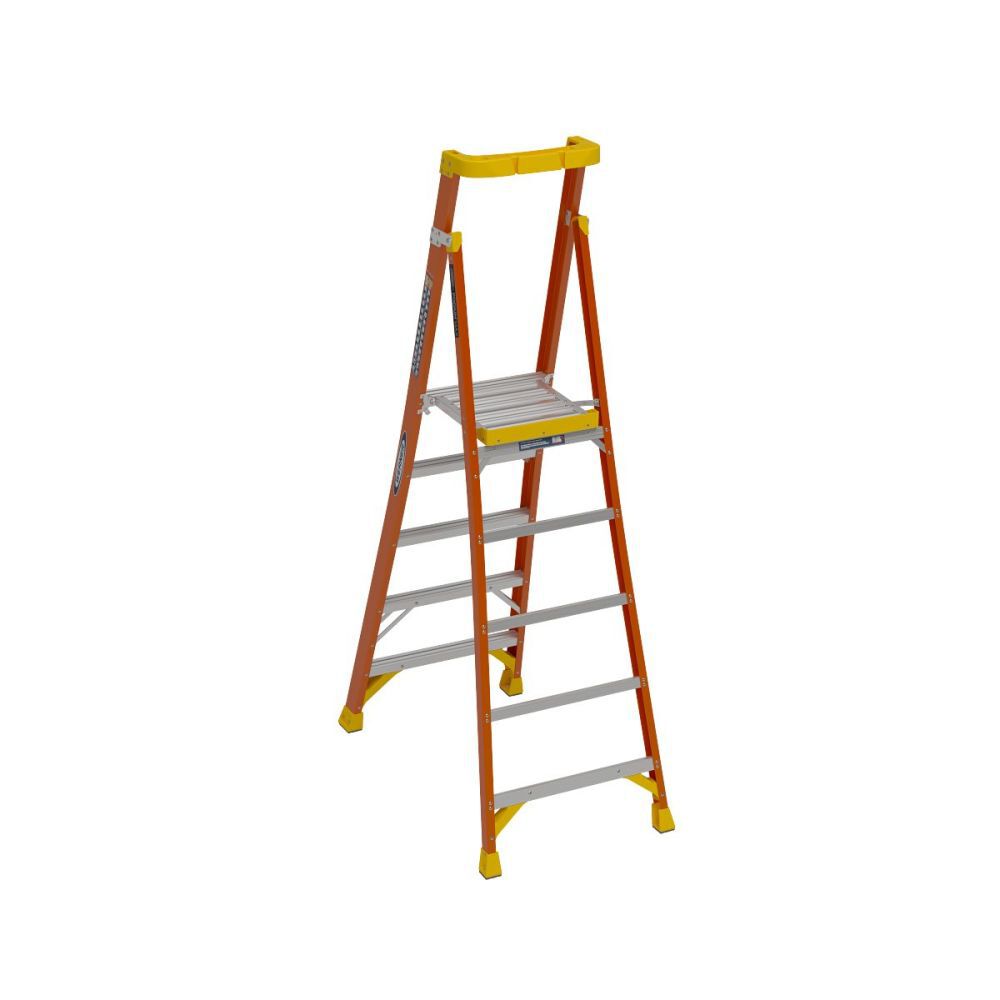 Werner Type IA 300 lb Fiberglass 5 ft Podium Ladder, large image number 2