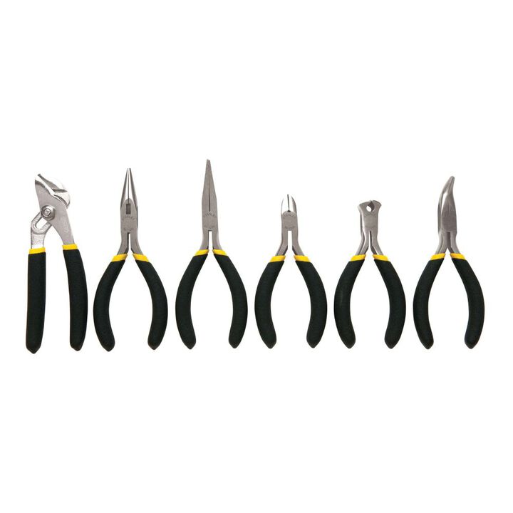 Stanley Bi-Material Mini Plier Set, 6 Piece
