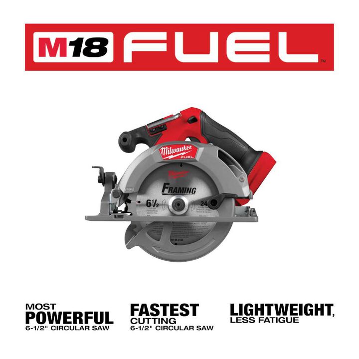 Milwaukee M18 FUEL 6-1/2 Inch Circular Saw (Bare Tool), large image number 1
