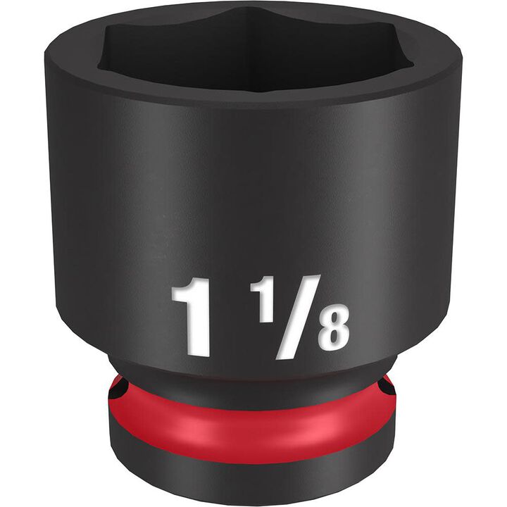 Milwaukee Impact Socket 1/2in Drive 1 1/8in Standard 6 Point