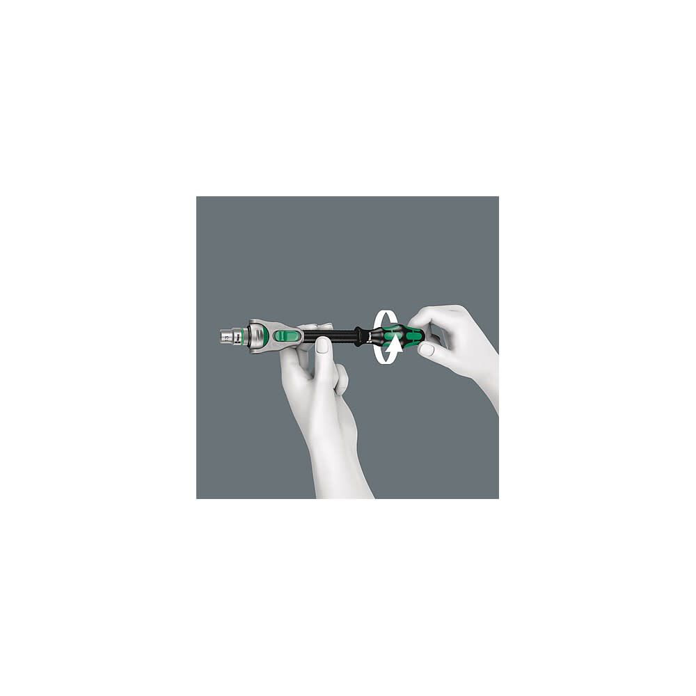 Wera Tools 42pc 1/4in Drive 8100 SA 4 Zyklop Speed Ratchet Set, large image number 5