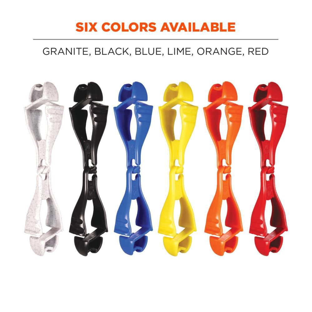 Ergodyne Squids 3400 Granite Glove Clip Dual Clip Mount 100 Pieces, large image number 6