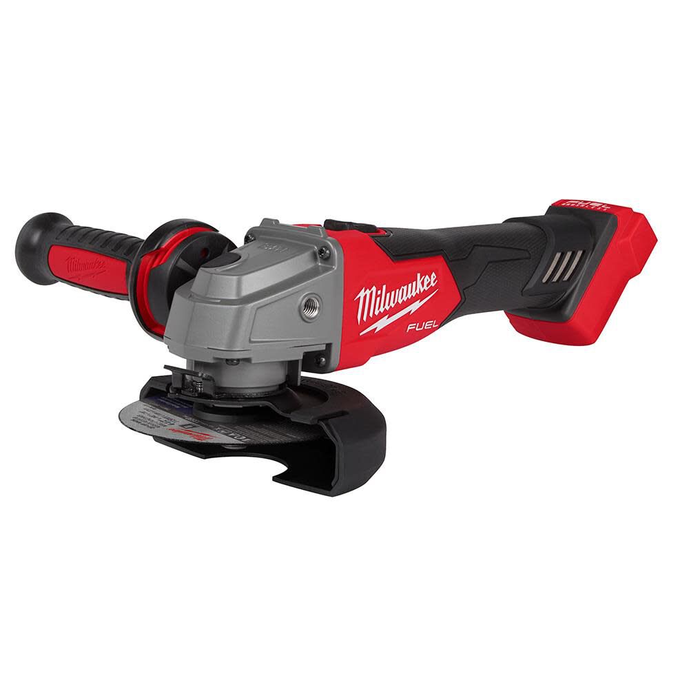Milwaukee M18 FUEL 4 1/2inch/5inch Grinder Slide Switch Lock On Reconditioned (Bare Tool), large image number 11