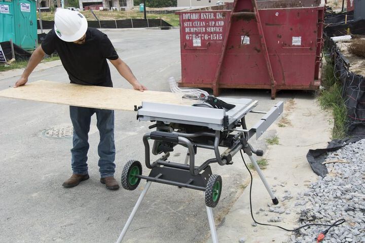 Metabo HPT 10in Jobsite Table Saw with Fold Roll Stand, large image number 8
