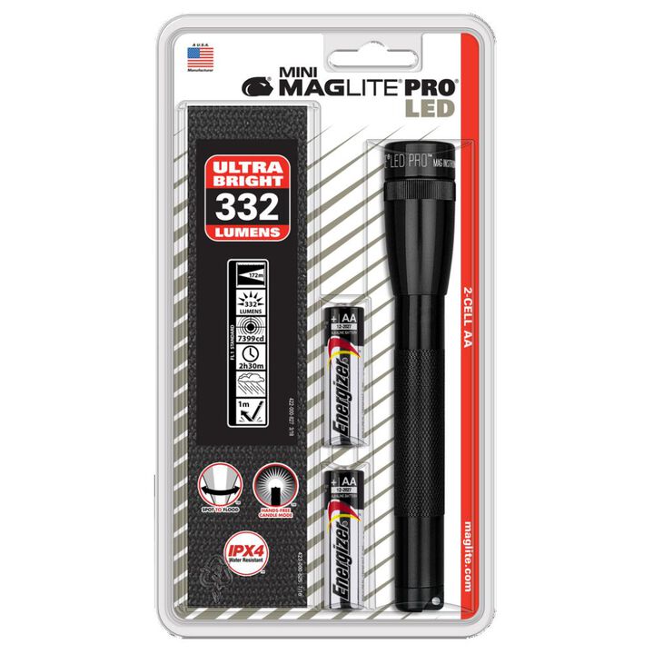 Maglite Mini Pro LED 2-Cell AA Flashlight with Holster, swatch