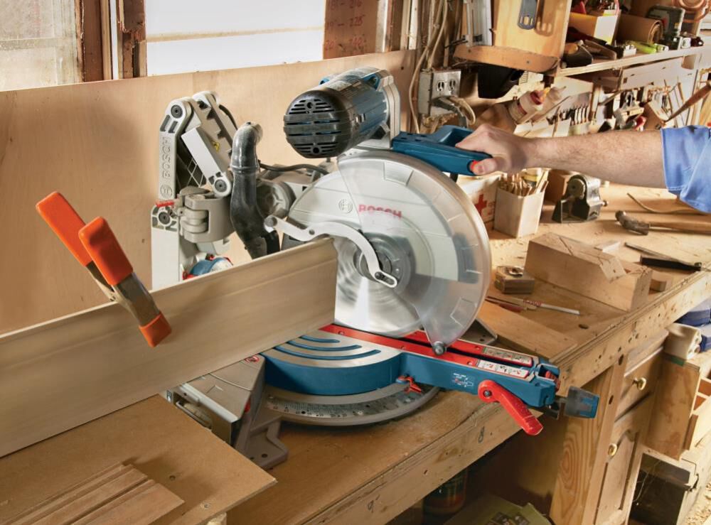 Bosch Miter Saw Dual Bevel Glide 12in Reconditioned, large image number 3