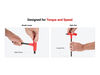 Tekton Flat End Hex and Star T-Handle Key Set with Stands, 34 Pieces, small image number 3