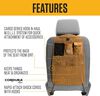 Carhartt Brown Regular OS Universal Nylon Duck Seat Organizer, small image number 4