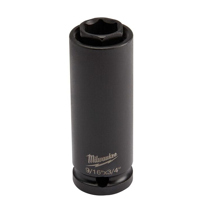 Milwaukee SHOCKWAVE Lineman's 6PT 9/16 in. x 3/4 in. 2-in-1 Socket, large image number 1