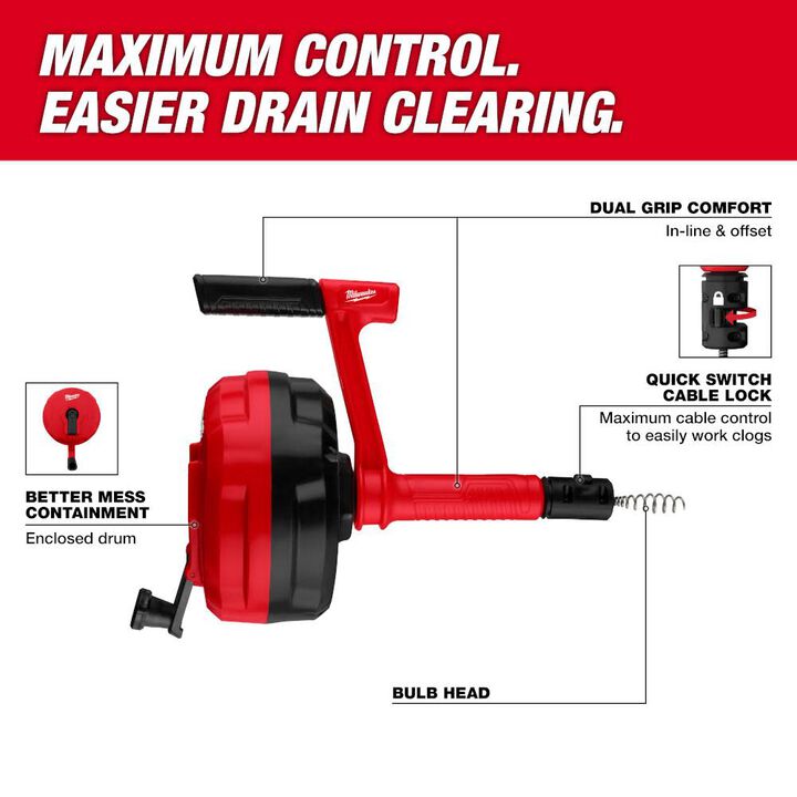 Milwaukee 25 Foot Hand Auger, large image number 1