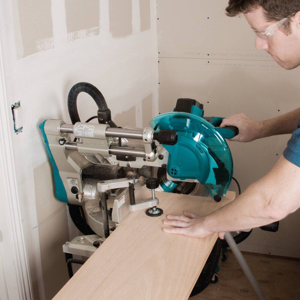 Makita 10in Dual-Bevel Sliding Compound Miter Saw with Laser, large image number 19