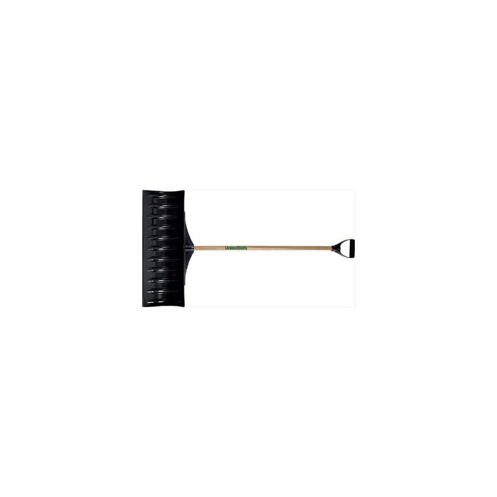 Union Tool Snow Pusher 30in Blade Poly D Grip Wood Handle, large image number 4