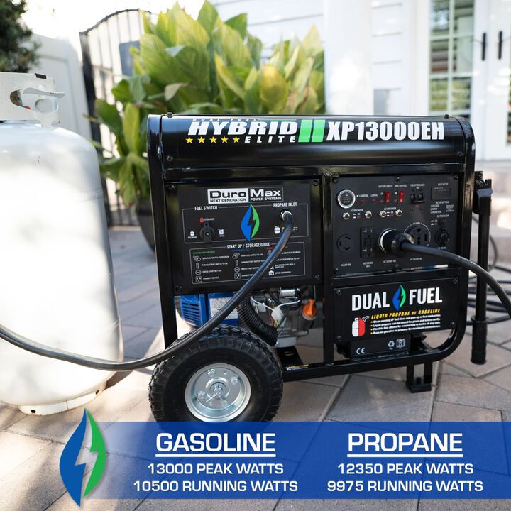 Duromax 13,000 Watt Dual Fuel Portable Generator with CO Alert, large image number 7