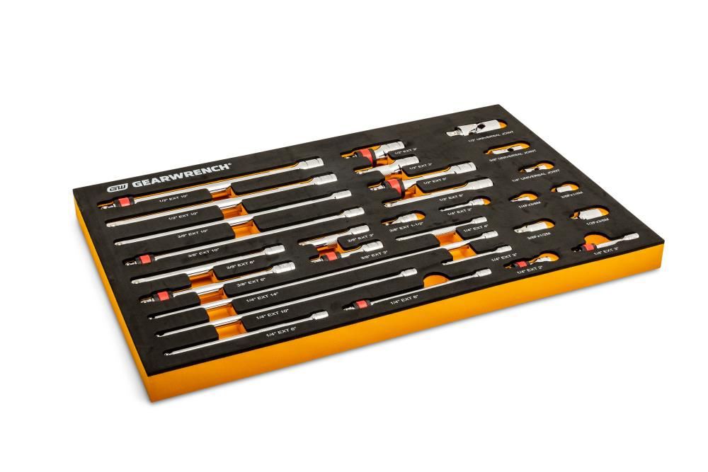 GEARWRENCH Chrome Tool Accessories Set 1/4in 3/8in 1/2in Drive 29pc, large image number 16