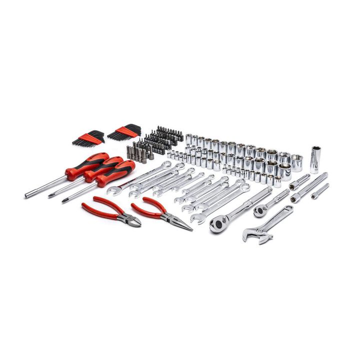 Crescent 150 Pc. 1/4in and 3/8in Drive 6 Point SAE/Metric Professional Tool Set, large image number 2