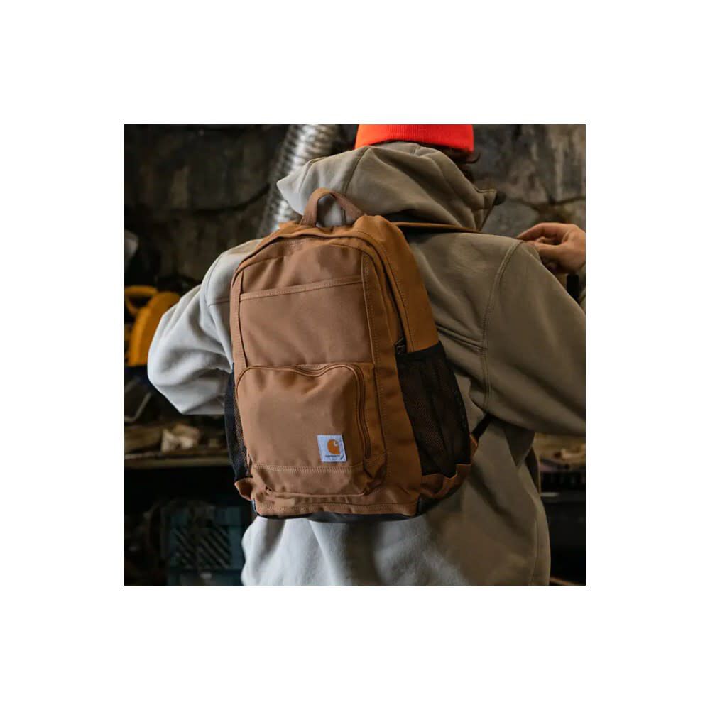 Carhartt 23L Single-Compartment Backpack, One Size, Carhartt Brown, large image number 7