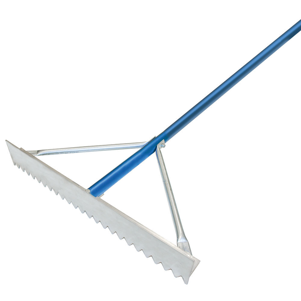 Kraft Tool Co 30 in Anodized Aluminum Magnesium Asphalt Rake, large image number 1