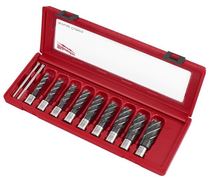 Milwaukee 9-Piece HSS Annular Cutter Set, large image number 0