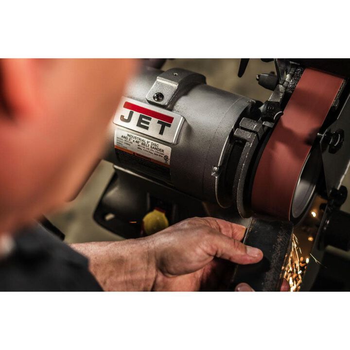 JET Combination Industrial 4 Inch x 36 Inch Belt and 9 Inch Disc Grinder, large image number 1