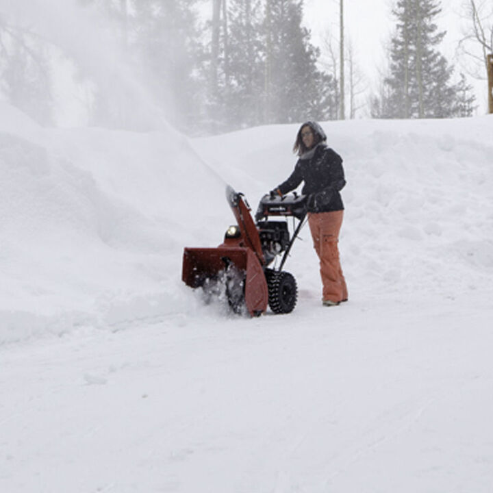 Honda 9HP 28In Two Stage Wheel Drive Snow Blower - Electric Start, large image number 1