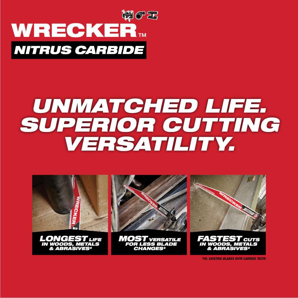 Milwaukee 12inch WRECKER with NITRUS CARBIDE 1Pk, large image number 5
