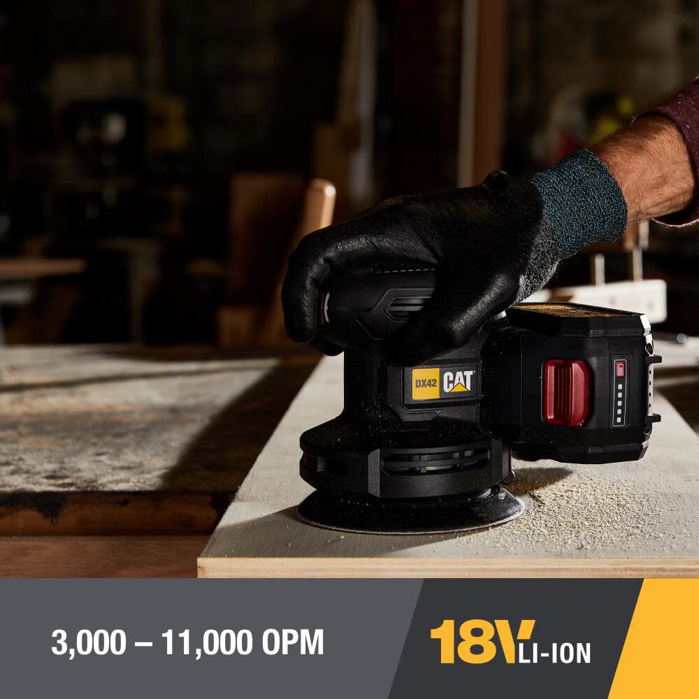 CAT 18V 1 FOR ALL Random Orbit 5 in Sander/6 in Polisher Cordless (Bare Tool), large image number 8