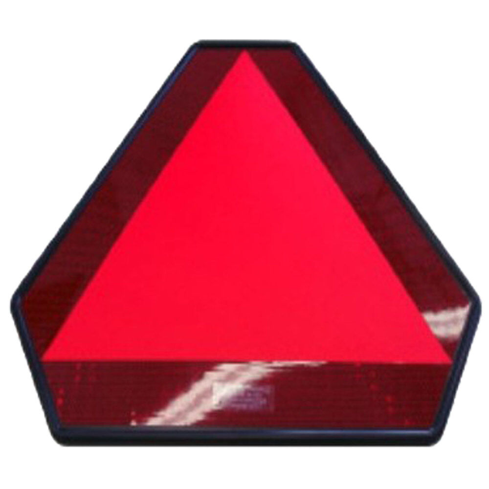 Triad Products 14 x 16 Inch Plastic Triangle Slow Moving Vehicle Sign, large image number 1