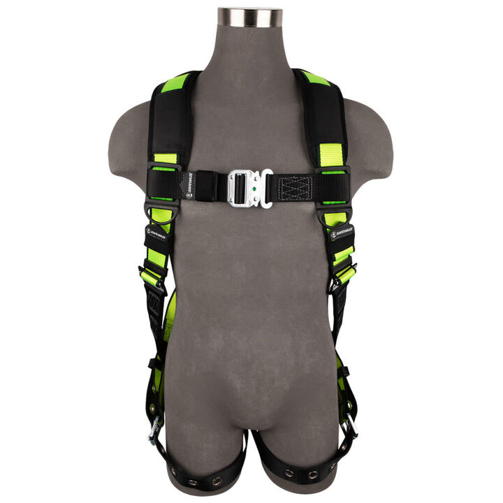 Safewaze PRO Full Body Harness: 1D, QC Chest, TB Legs