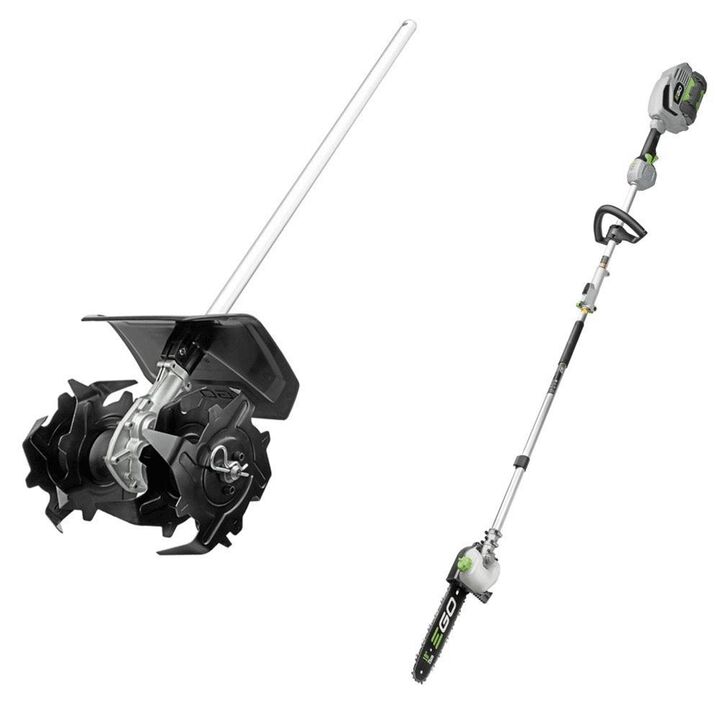 EGO Power+ 9.5 Inch Cultivator Attachment and Multi-Head Combo Kit Reconditioned Bundle
