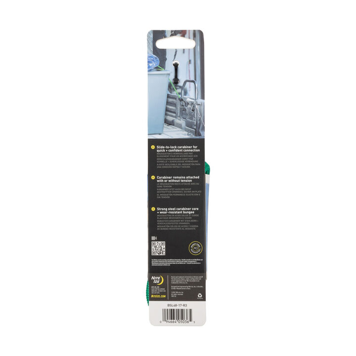 Nite Ize SlideLock Carabiner Bungee 48in Green, large image number 1