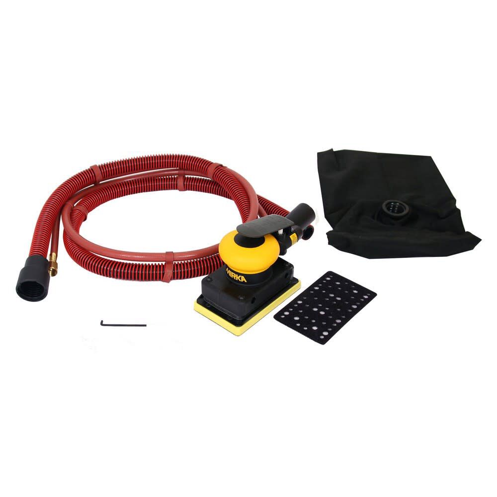 Mirka Pneumatic 3 Inch x 5 Inch 3mm Orbital SGV Sander with Dust Bag, large image number 1