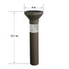 Feit Electric 12-3/5 Inch Solar Powered 40 Lumens LED Bollard Light Bronze, small image number 2
