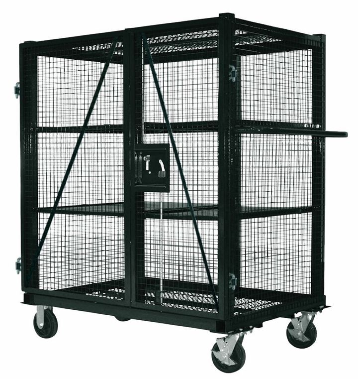 Southwire Caged Security Cart Knock Down Stor Mac 60in 1500lb Capacity