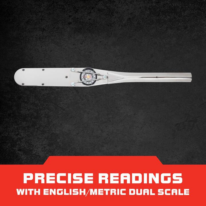 Proto 3/4in Drive Dial Torque Wrench 70-350 ft/lbs, large image number 4