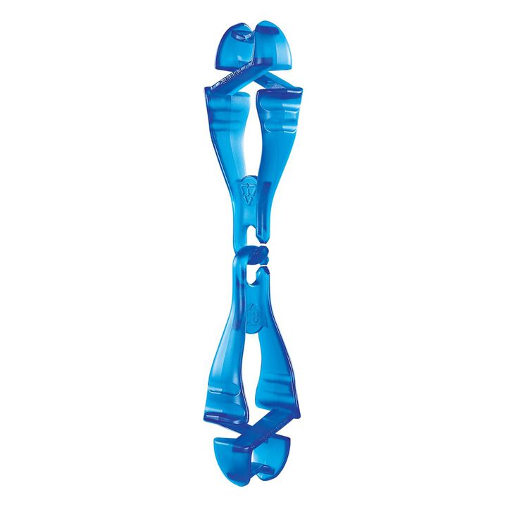 Ergodyne Squids 3400-ECO Recycled Glove Clip Holder with Dual Clips, Blue