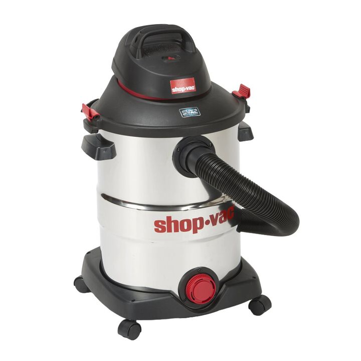 Shop Vac Wet/Dry Vacuum 12 Gallon 5.5 Peak HP SVX2 Stainless Steel