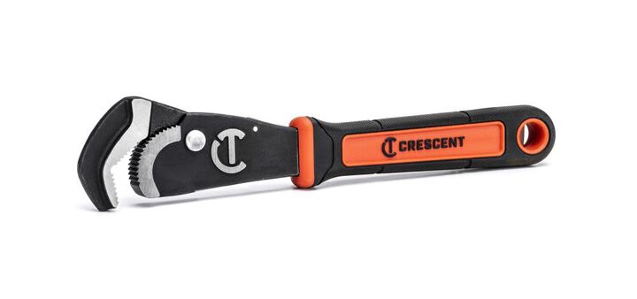 Crescent Pipe Wrench 12in Self Adjusting Dual Material