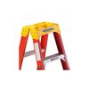 Werner 6-ft Fiberglass 300-lb Type IA Twin-Step Ladder, small image number 3
