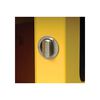 Justrite 60 Gallon Yellow Steel Manual Close Flammable Cabinet, small image number 3