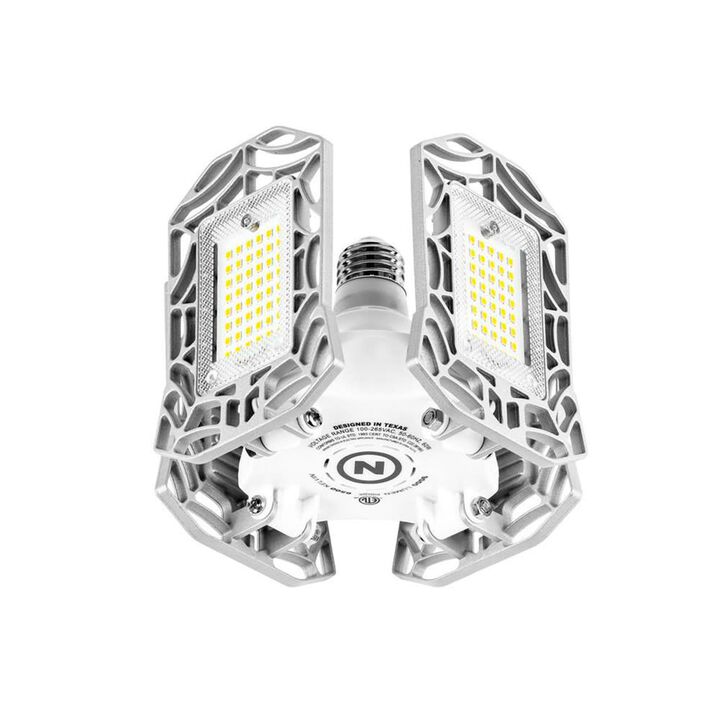 Nebo High Bright 60W 9000 Lumens White LED Adjustable Garage Light, large image number 1