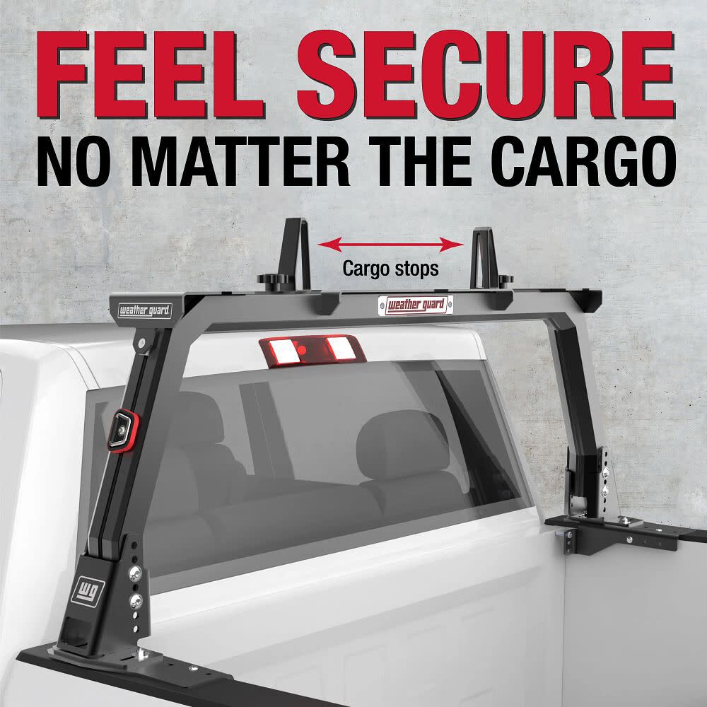 Weather Guard Open Frame Aluminum Headache Rack, large image number 3