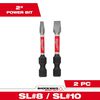 Milwaukee SHOCKWAVE Impact Duty 2 in. Slotted #8/#10 Power Bit (2 Pack), small image number 1